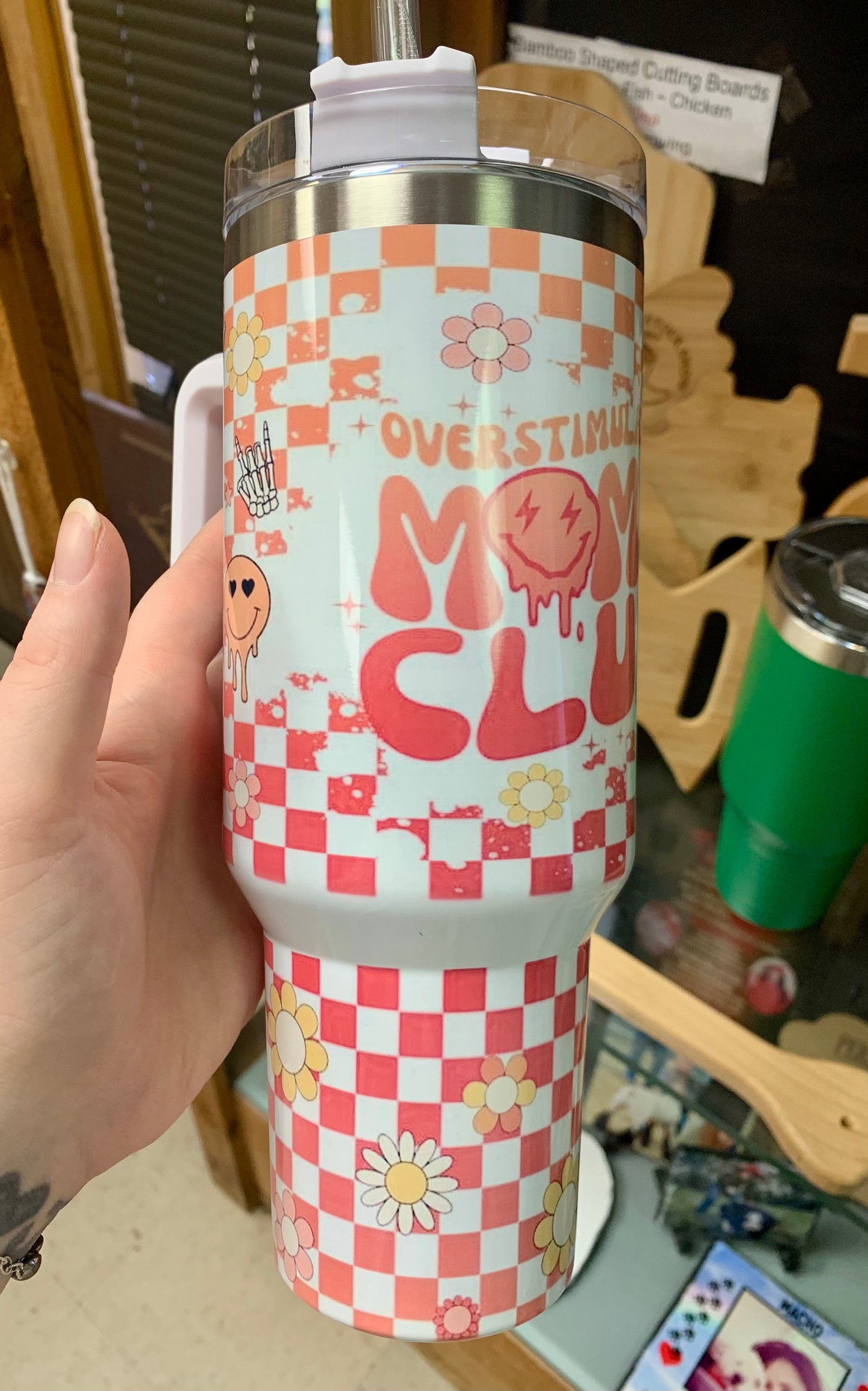 Overstimulated Moms Club 40oz Tumbler
