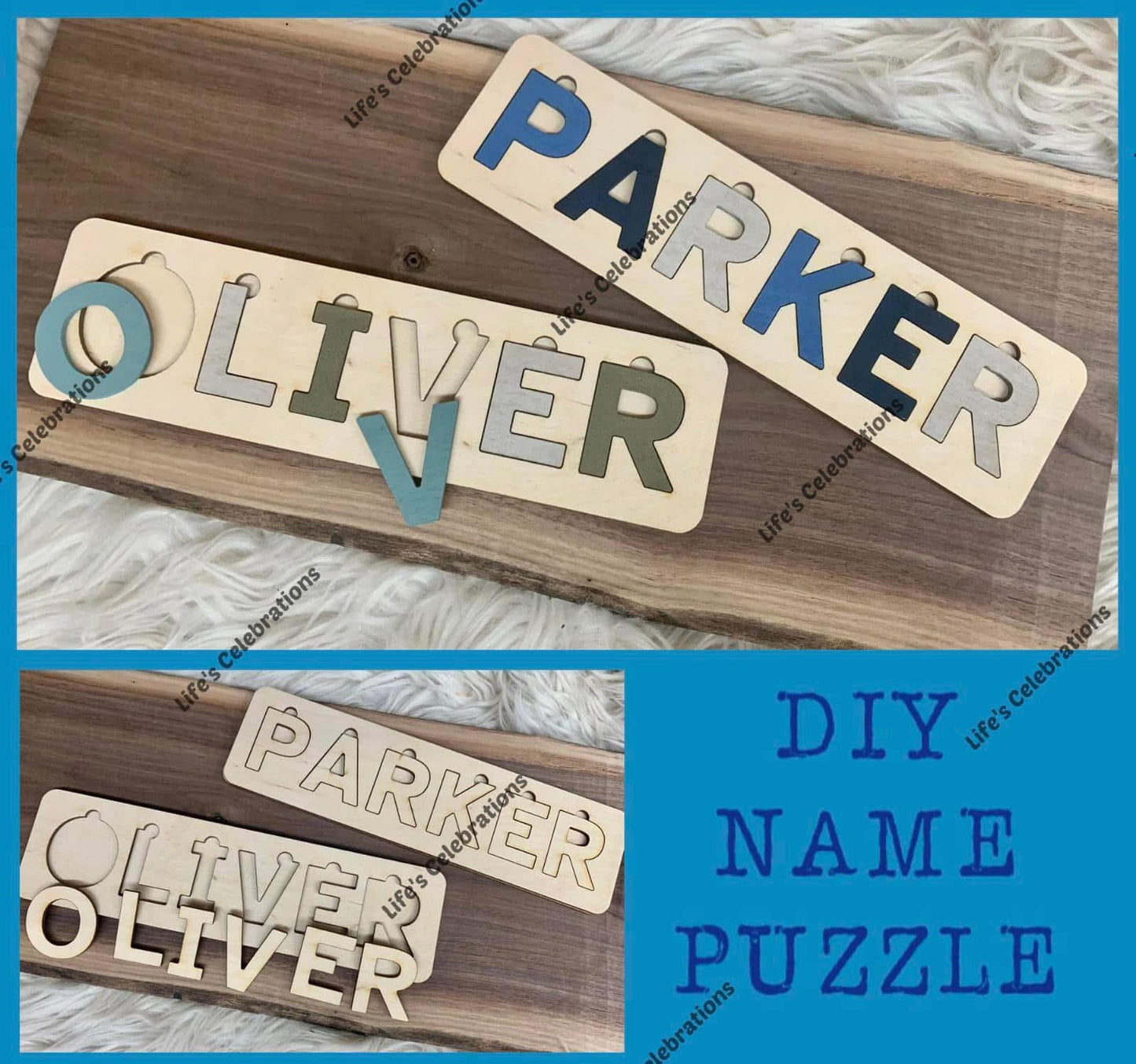 DIY Name Sign & Puzzle