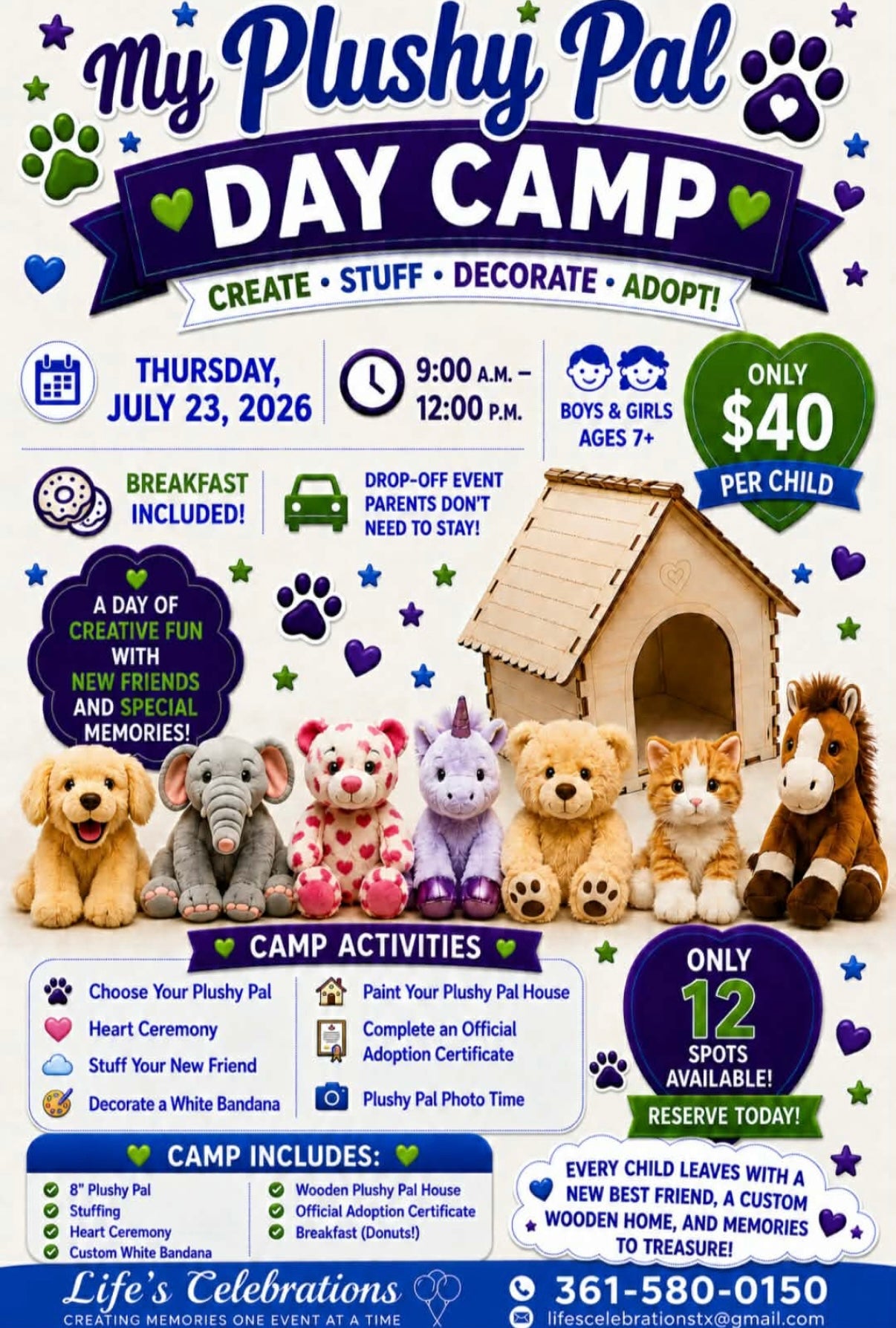 My Plushy Pal - Day Camp