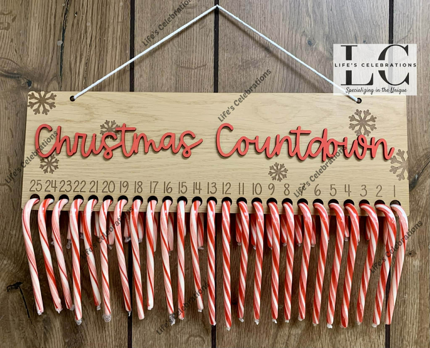 Candy Cane Christmas Countdown
