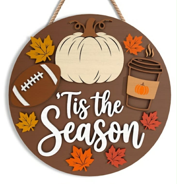 Tis the Season Door Hanger DIY KIT