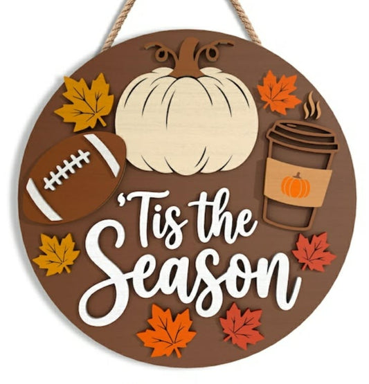 Tis the Season Door Hanger DIY KIT