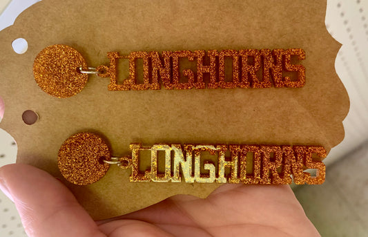 Longhorns Earrings