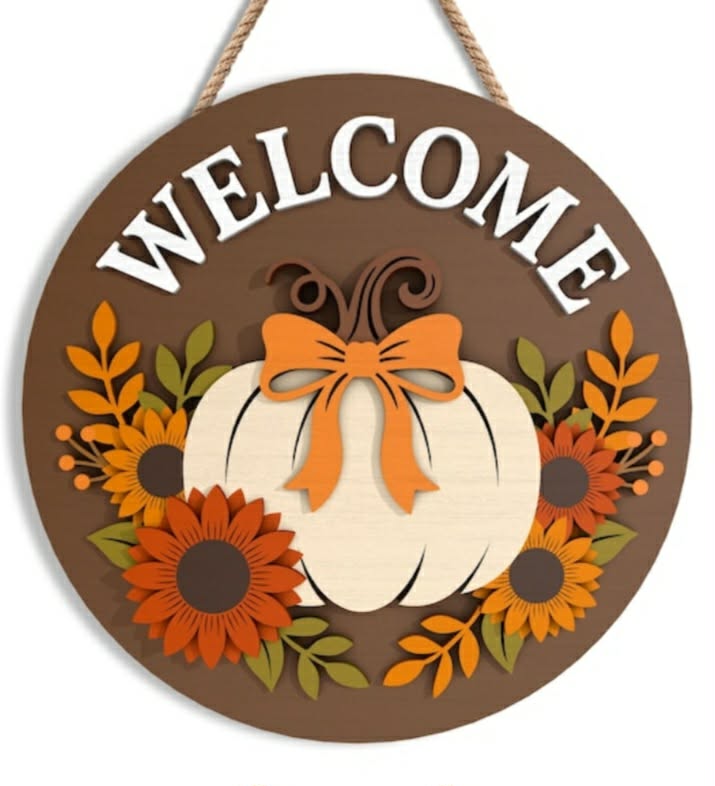 Welcome Door Hanger DIY KIT