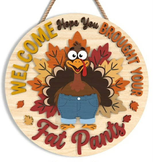 Fat Pants Door Hanger DIY KIT
