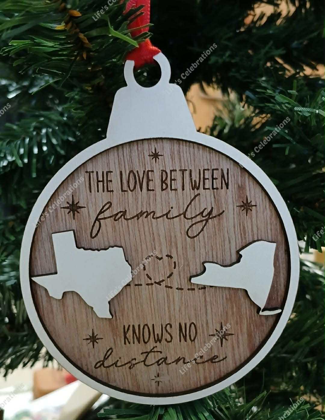 Family Distance Ornament
