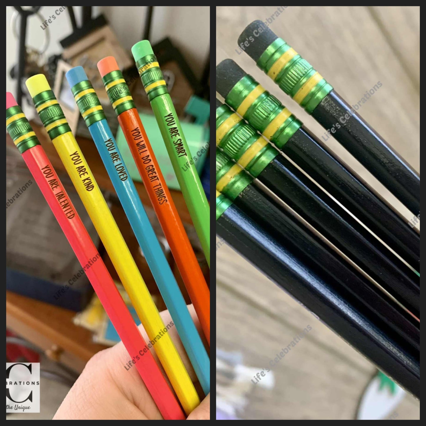Engraved Ticonderoga Pencils (set of 5)