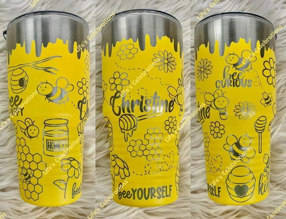 Bee Tumbler (full wrap)