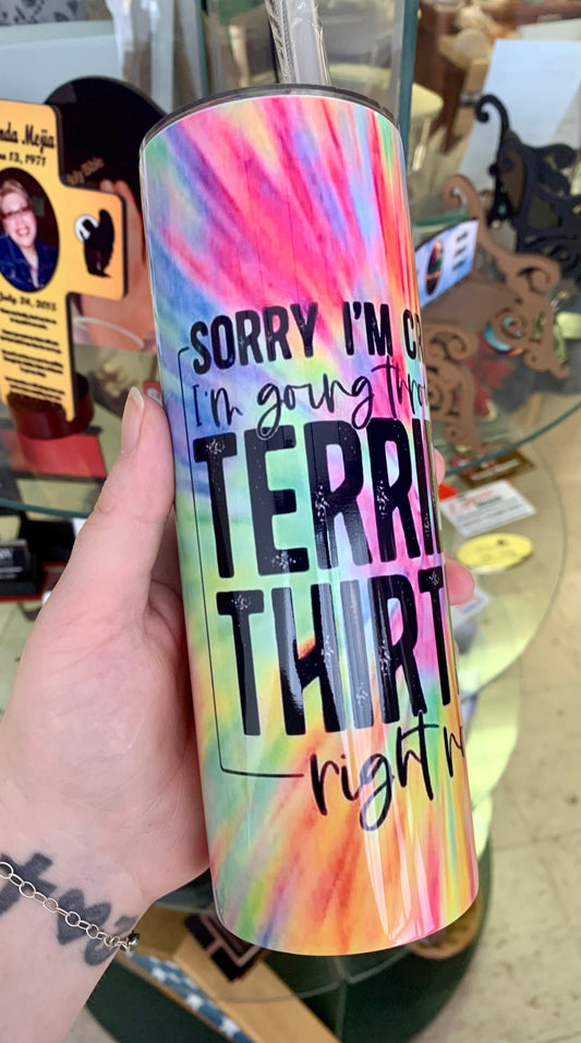 Terrible Thirties 20oz Tumbler