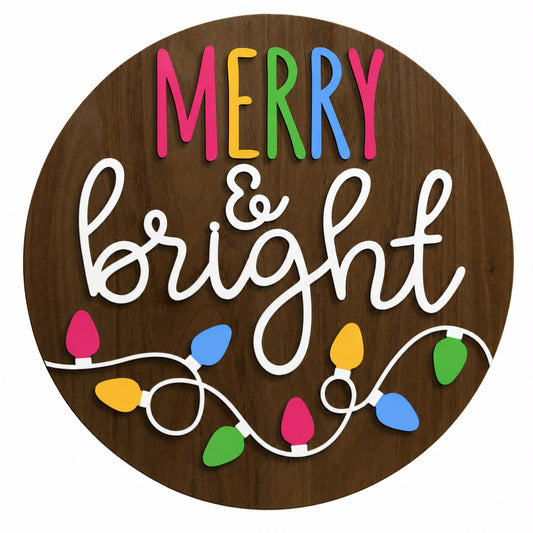Merry & Bright Door Hanger DIY Kit