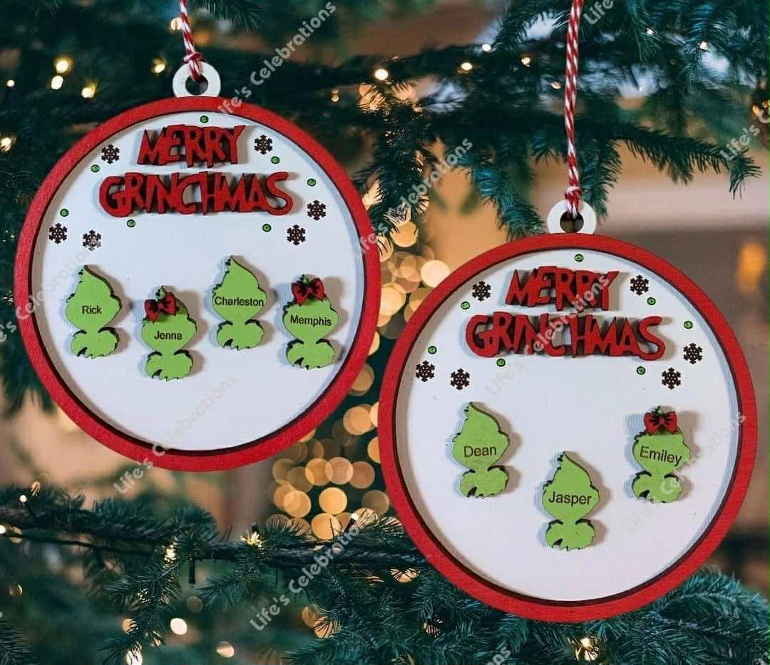 Merry Grinchmas Ornament