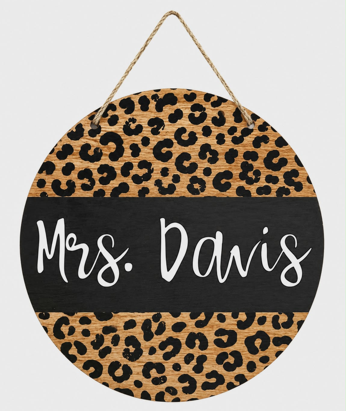 Leopard Door Hanger DIY KIT