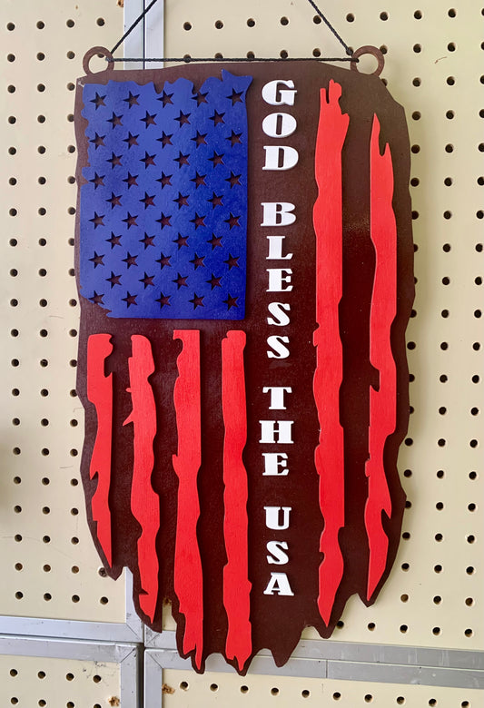 Flag Sign 20”