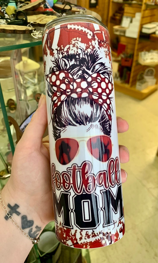 Football Mom 20oz Tumbler