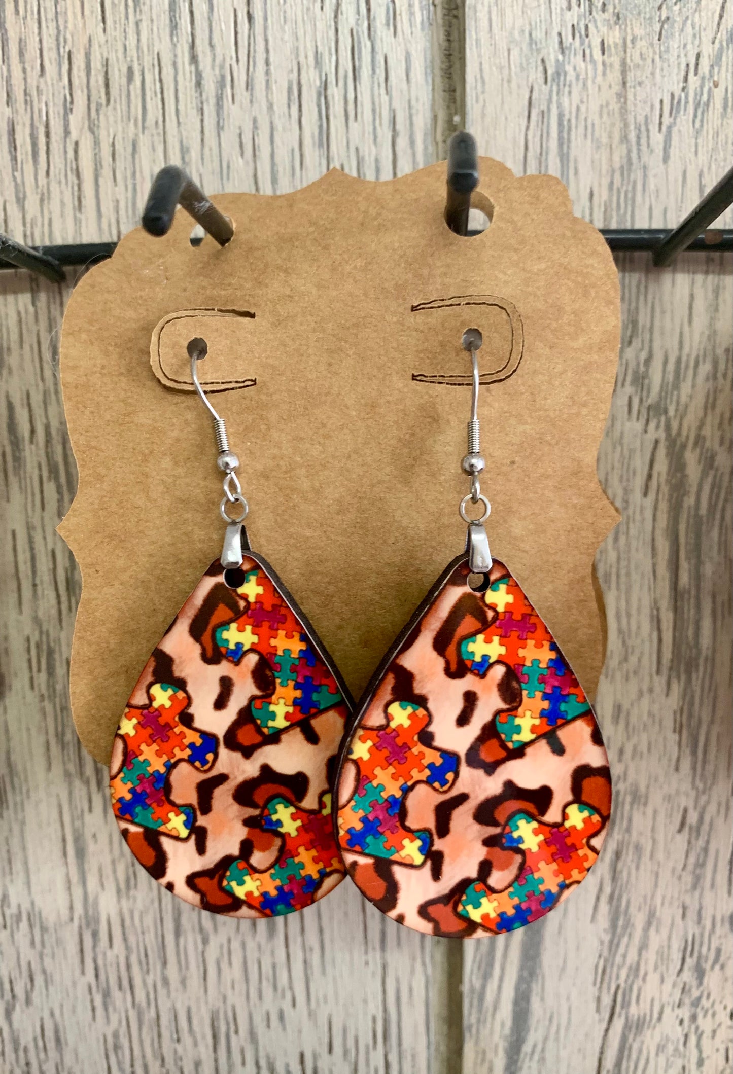 Autism Puzzle Earrings