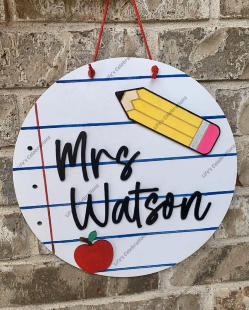 Notebook Door Hanger