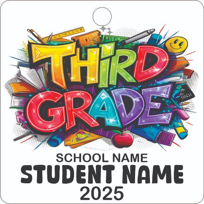 Color Burst Grade Ornament