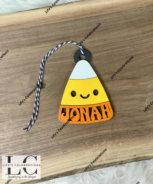 Candy Corn Boo Basket Tag