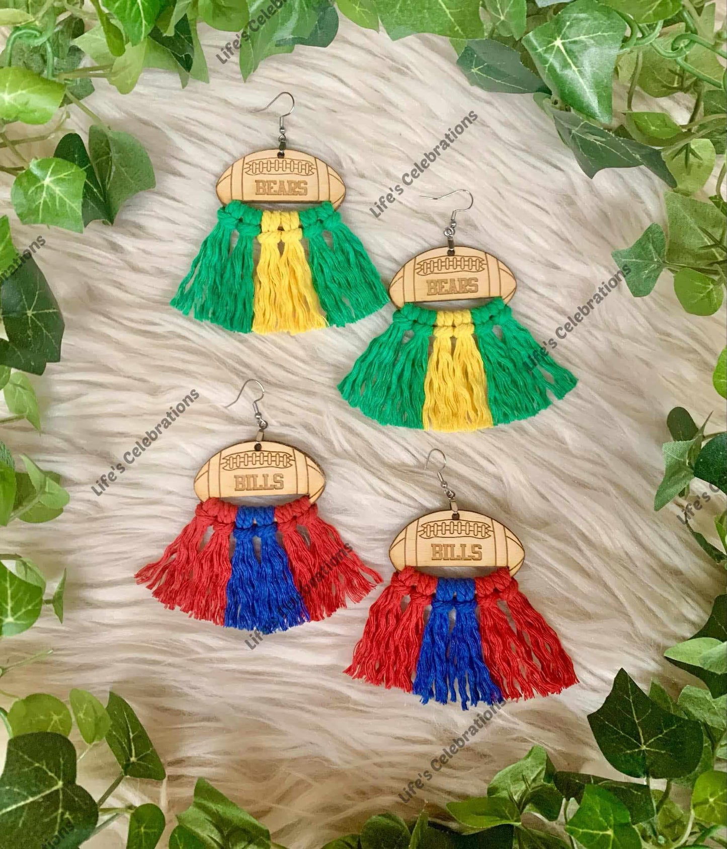 Football Earrings