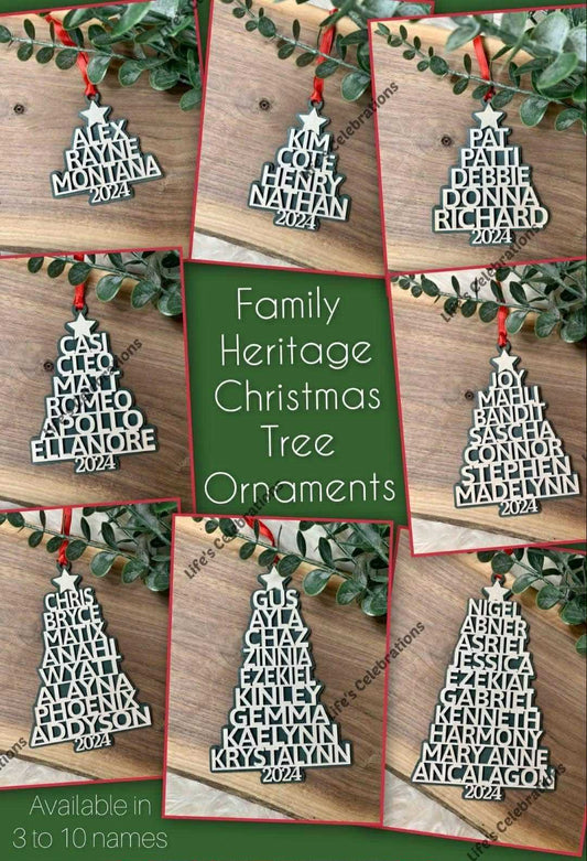 Family Heritage Christmas Tree Ornament