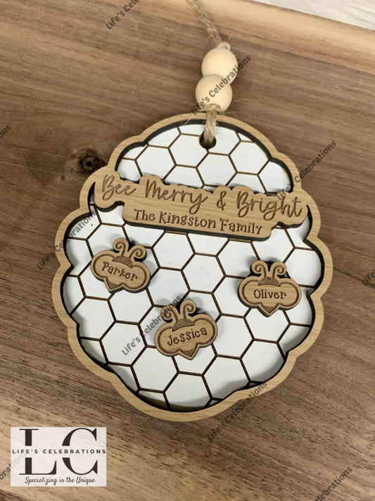 BEE Merry Ornament