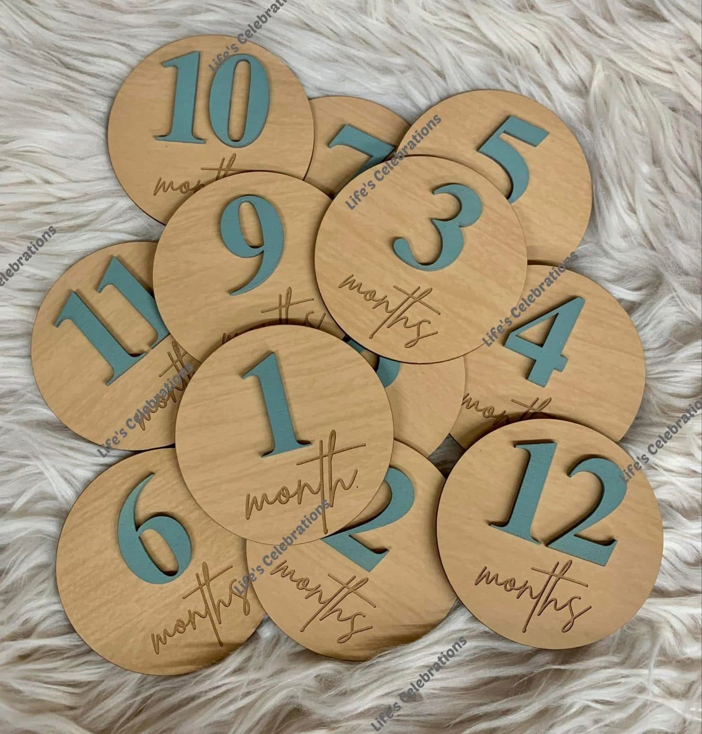 Baby Monthly Milestone Markers