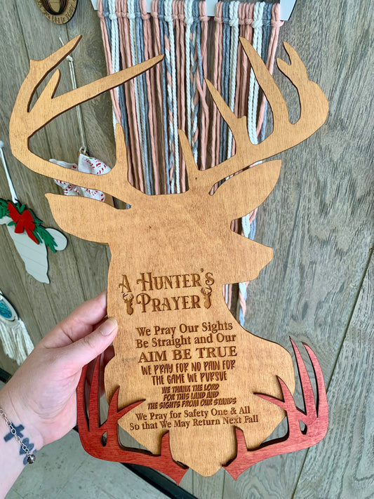 Hunters Prayer Sign