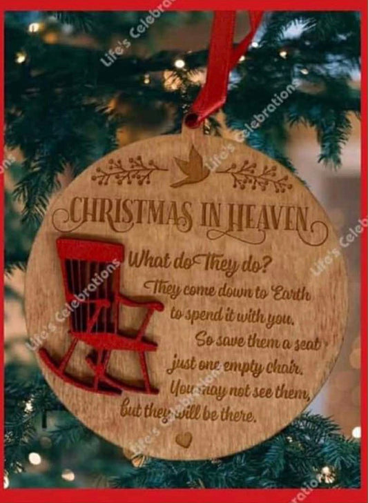 Rocking Chair Memorial Ornament