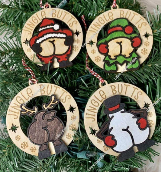 Jingle Butts Ornament