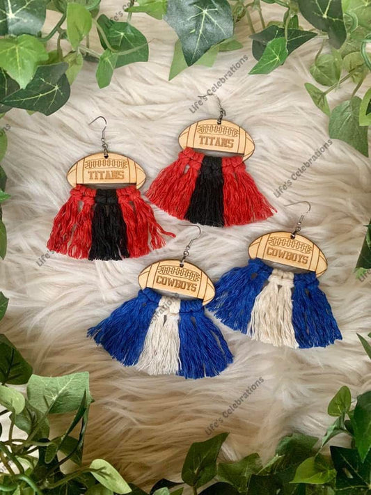 Football Earrings