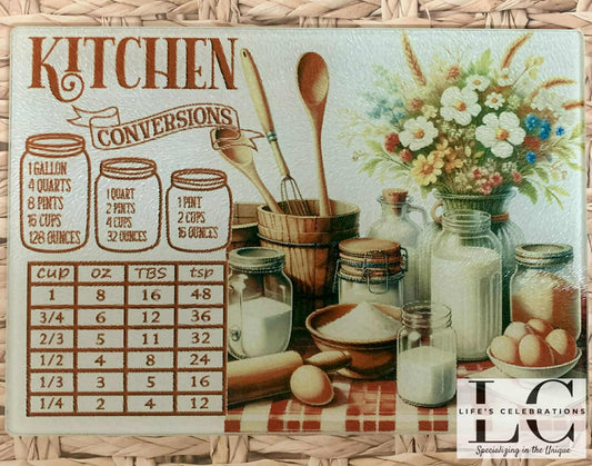 Kitchen Conversion - Glass Cutting Board