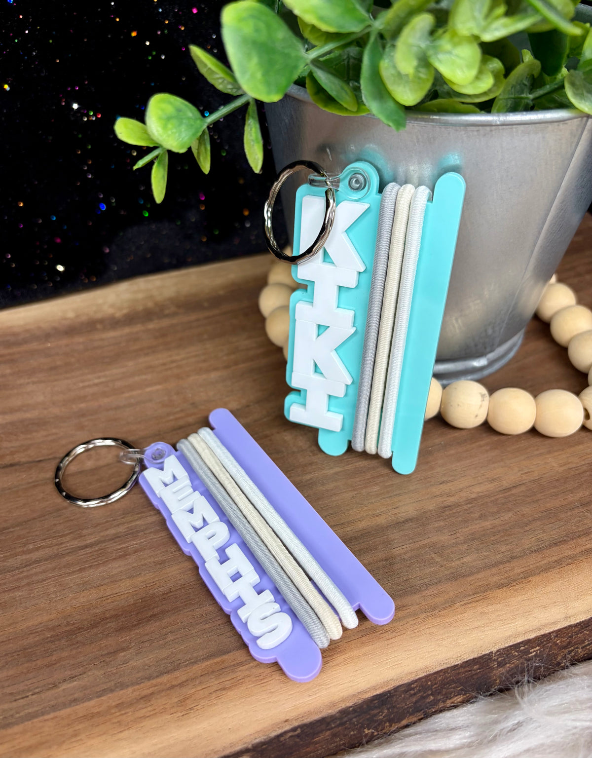 Hair Tie Holder Keychain