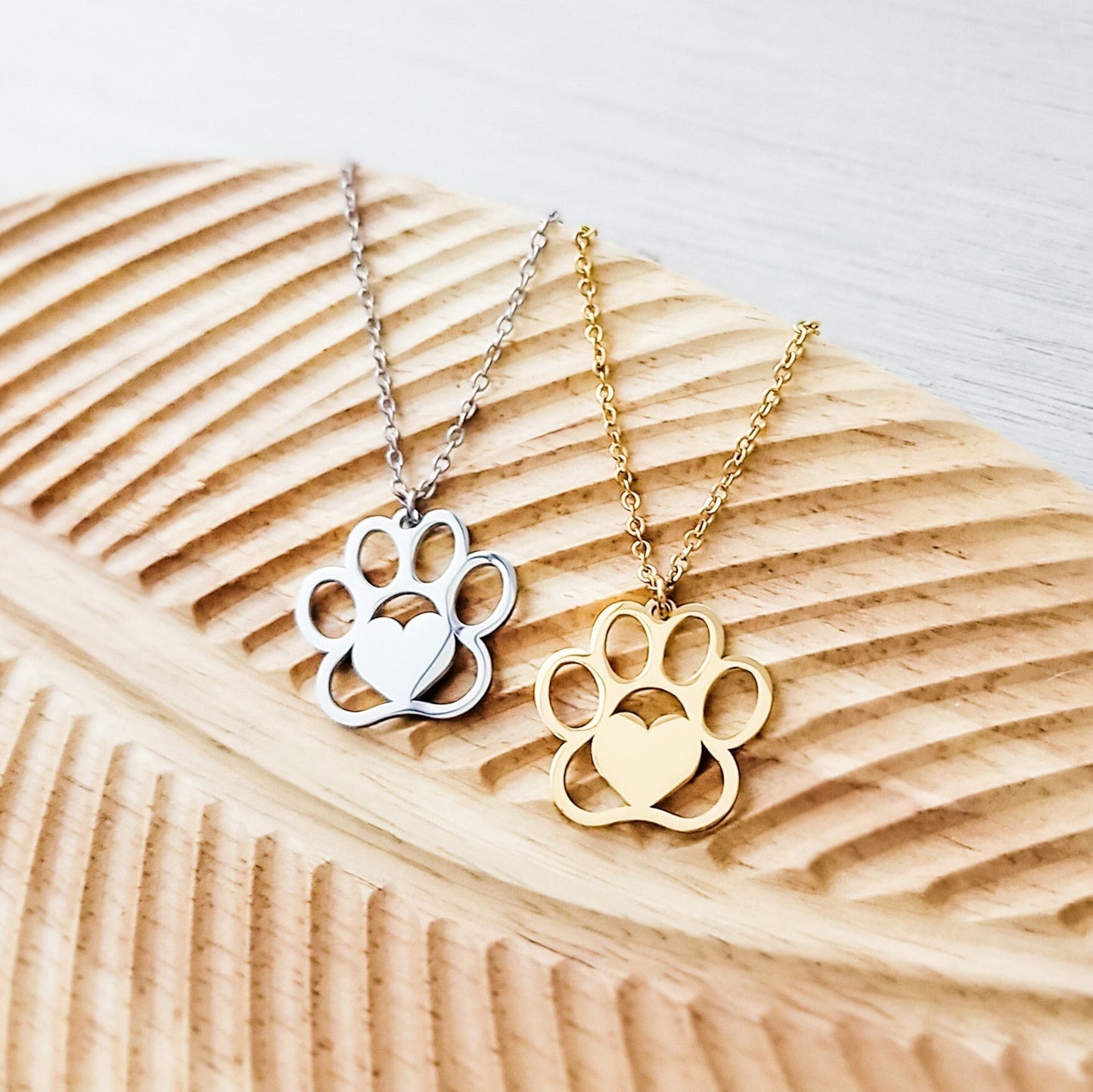 Paw Print Necklace