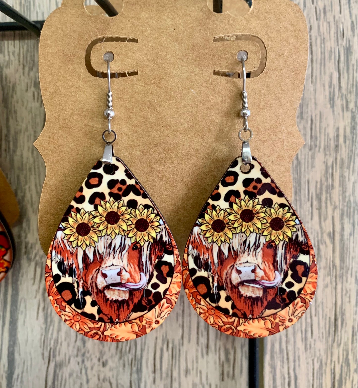 Highland Cow Earrings