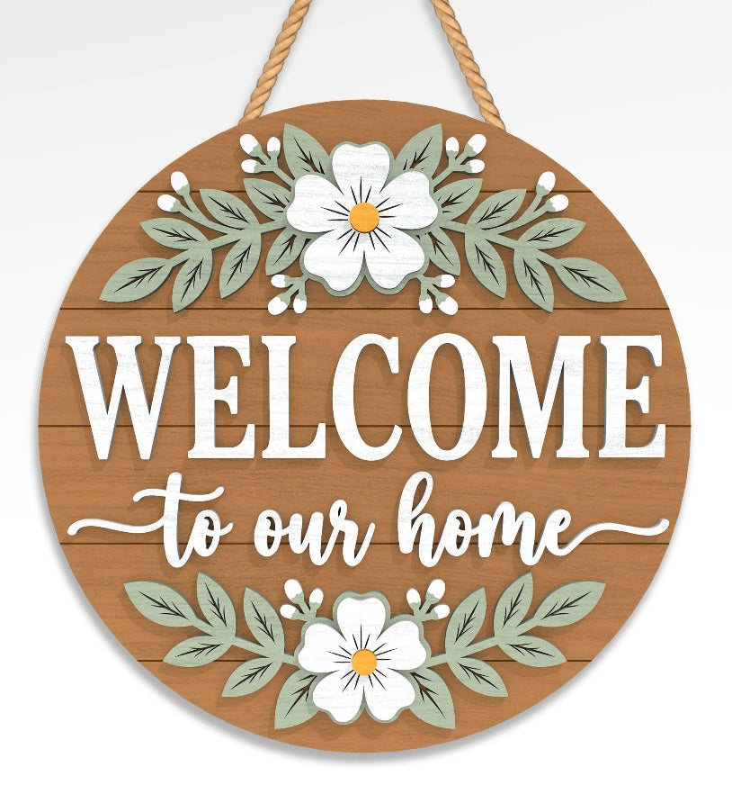 Welcome to our Home Door Hanger - DIY KIT