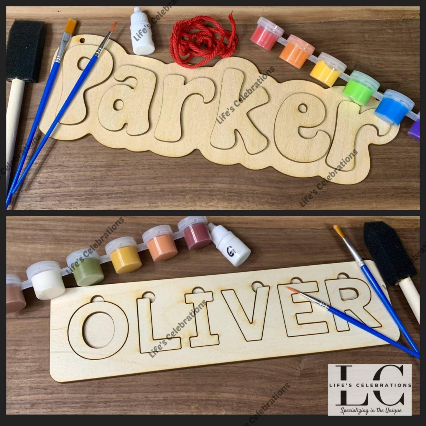 DIY Name Sign & Puzzle