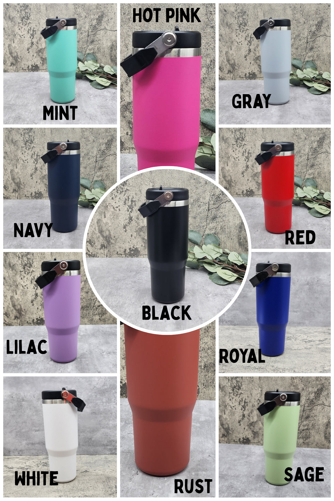 30oz Sports Bottle with Top Handle ~PRE-ORDER ONLY~