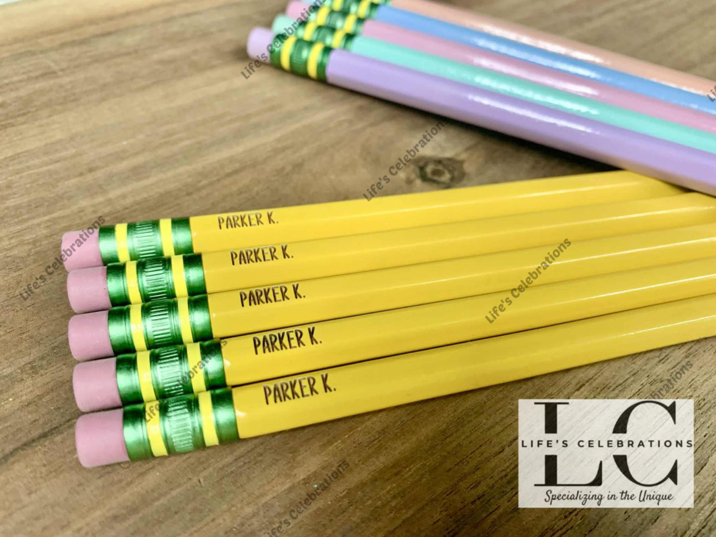 Engraved Ticonderoga Pencils (set of 5)
