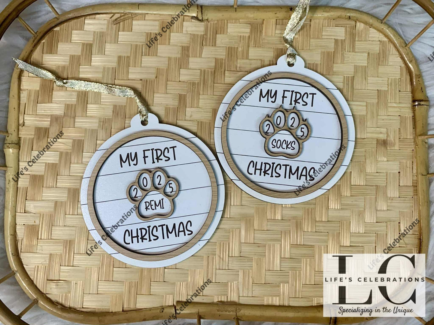 My First Christmas - Paw Ornament