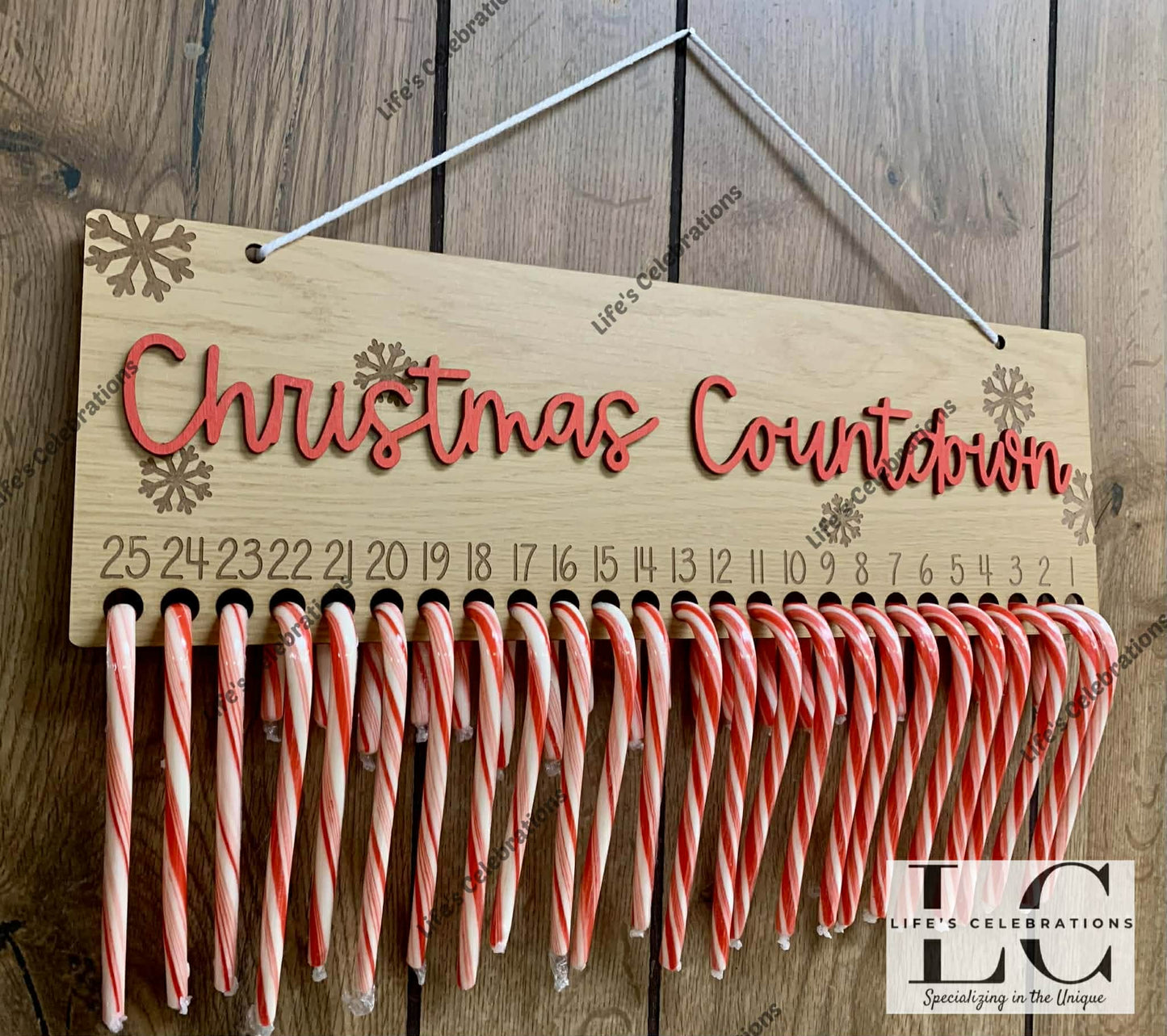 Candy Cane Christmas Countdown