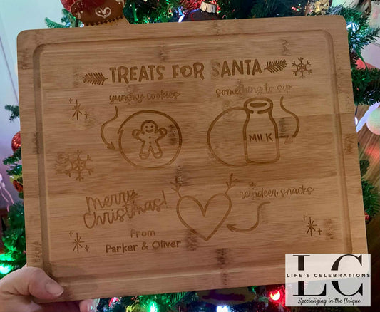 Treats for Santa - Cutting Board
