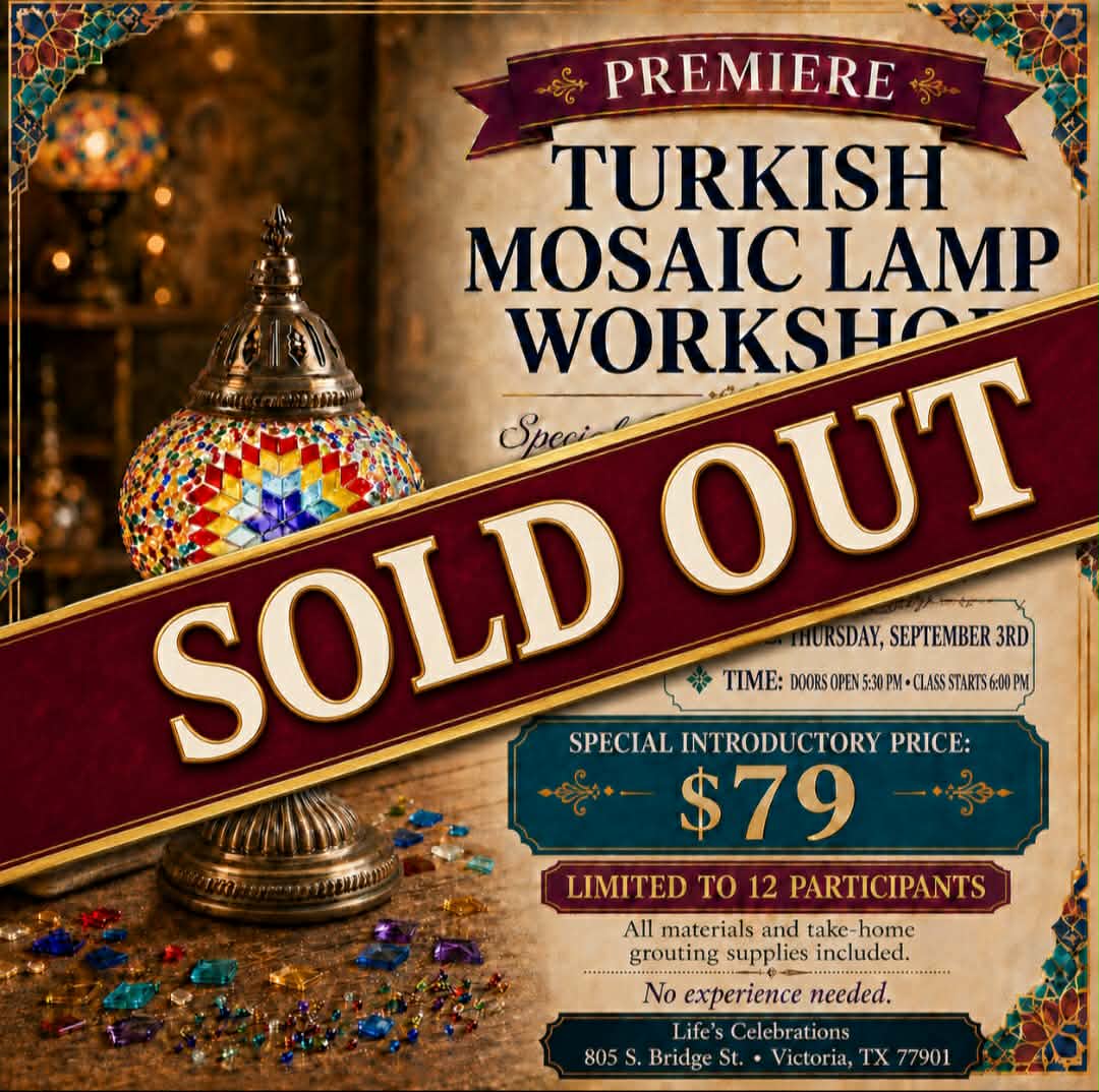 Premiere Turkish Mosaic Lamp Workshop