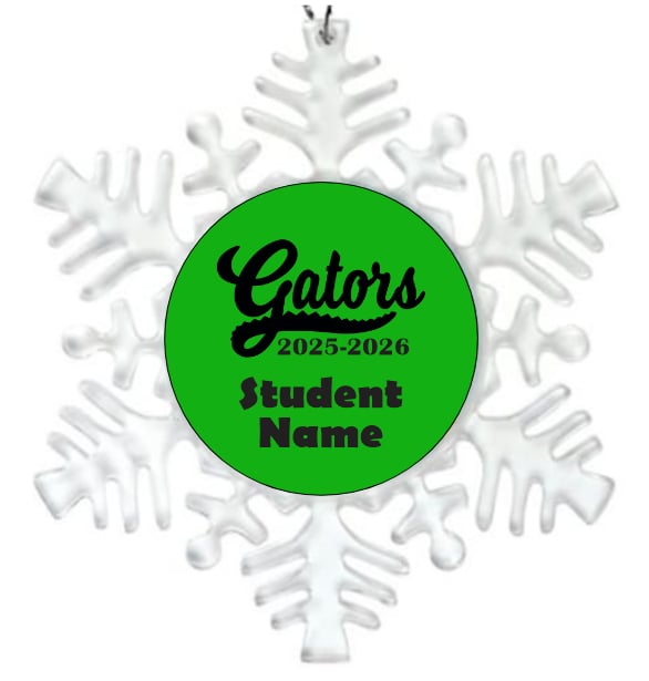Victoria Gators Snowflake Ornament